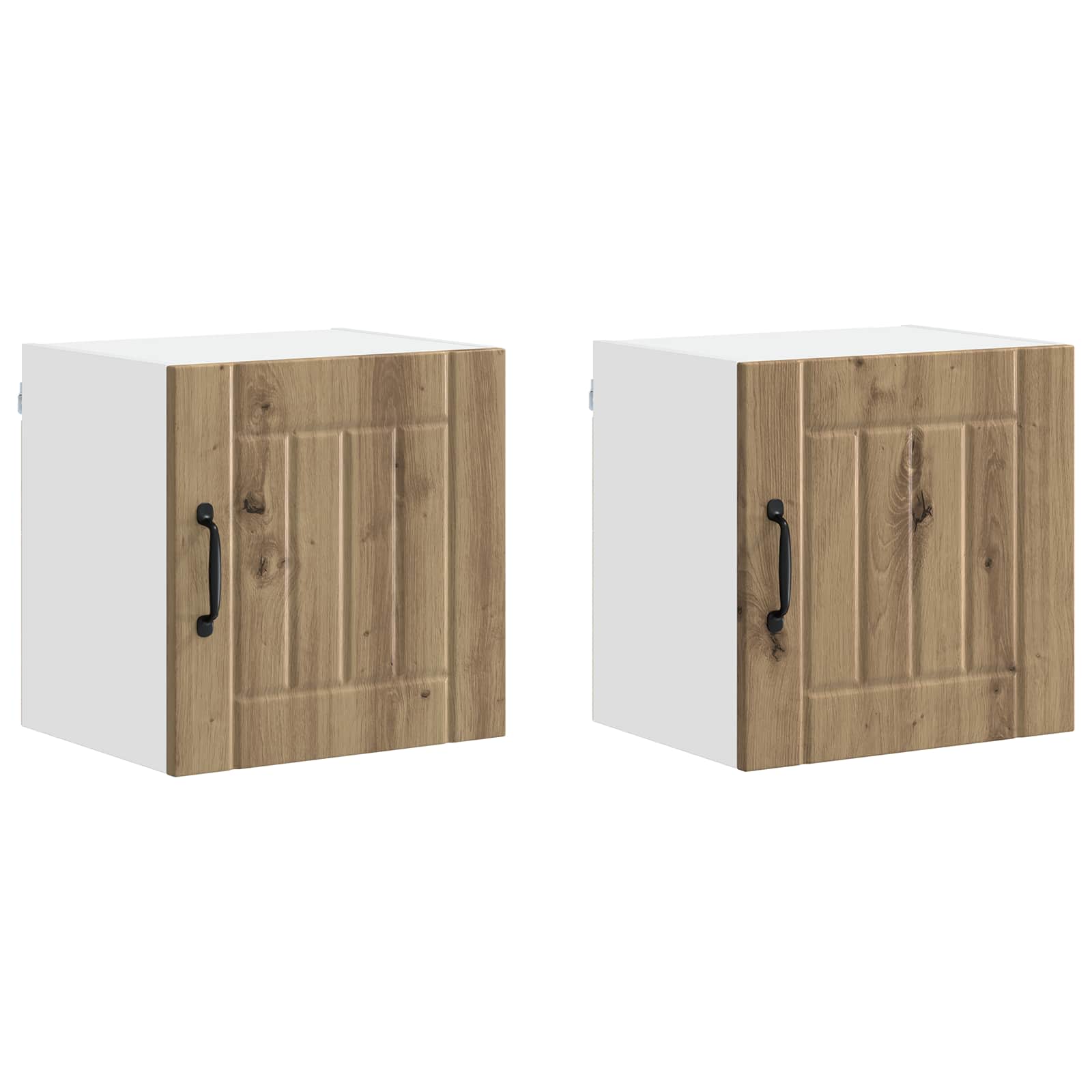 vidaXL Virtuves Skapis Lucca 2 pcs Artisan Ozols 40 x 31 x 40 cm