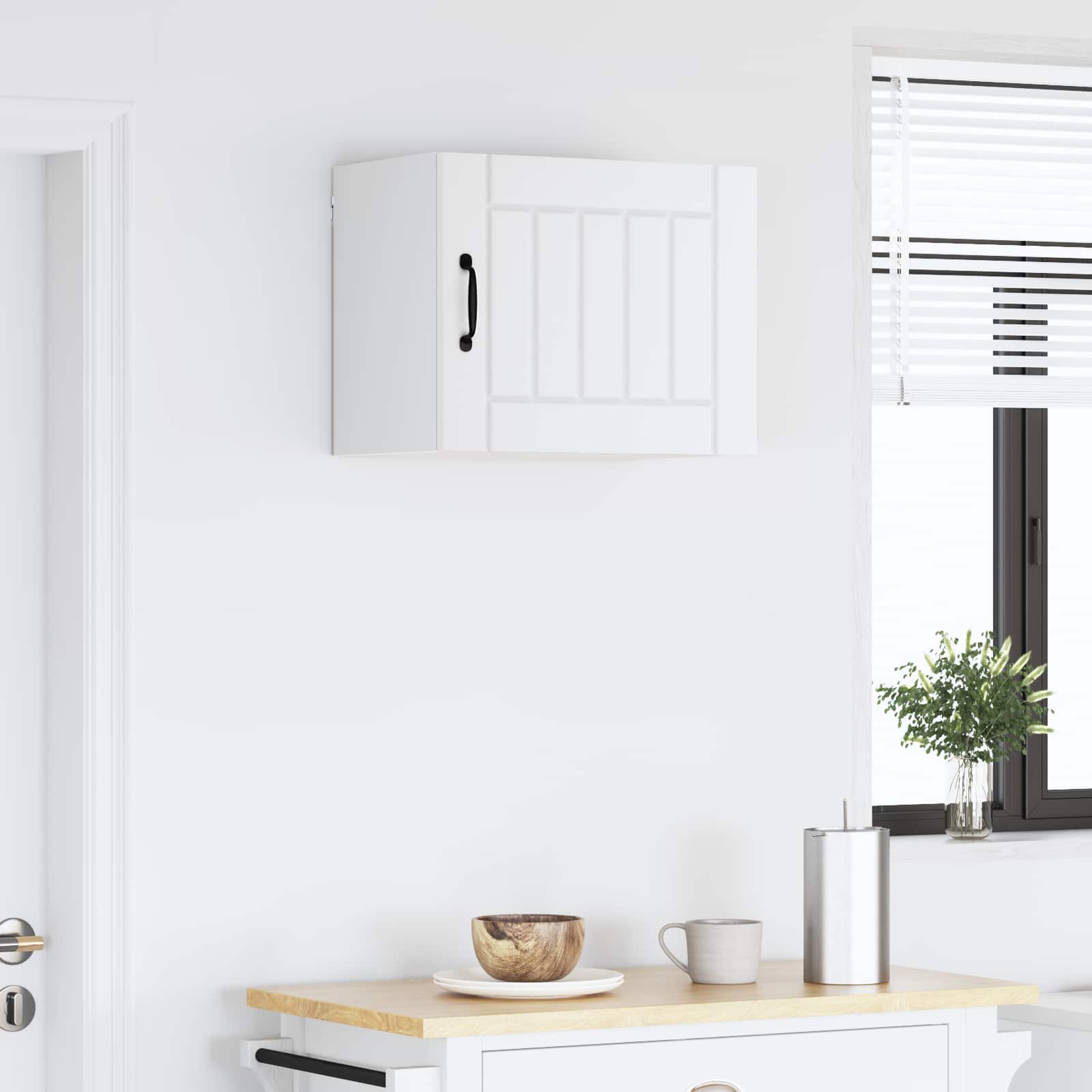 vidaXL Virtuves Skapis Lucca Balts 50 x 31 x 40 cm Inženierijas koks