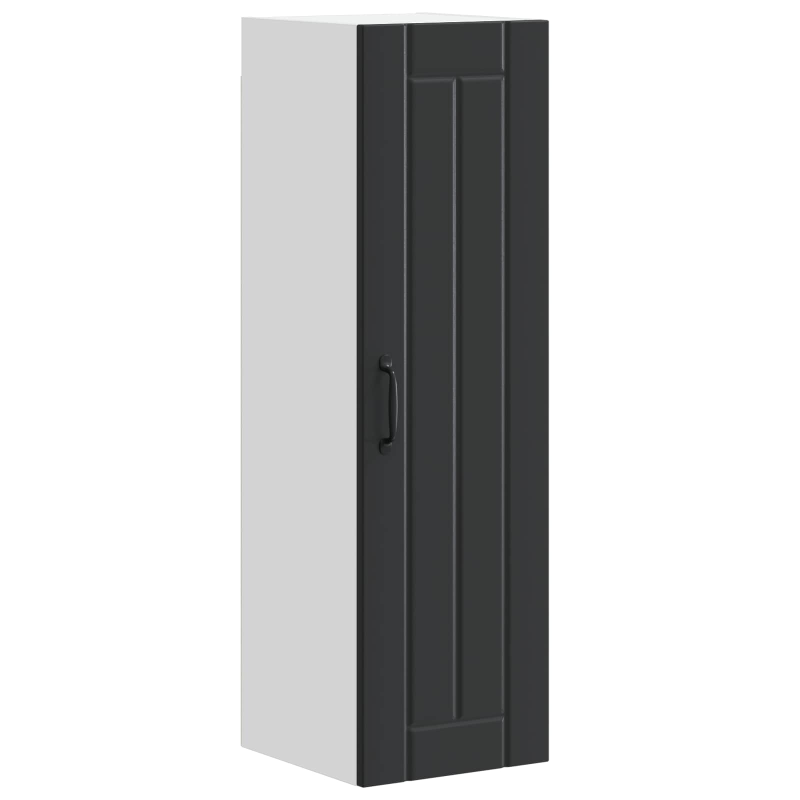 vidaXL Virtuves Skapis Lucca Melns 30 x 31 x 100 cm Inženierijas koks